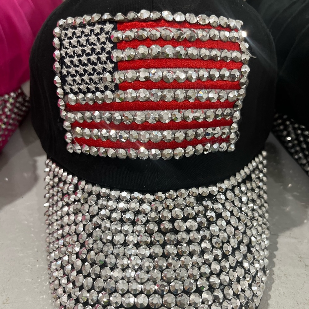 Flag bling hat